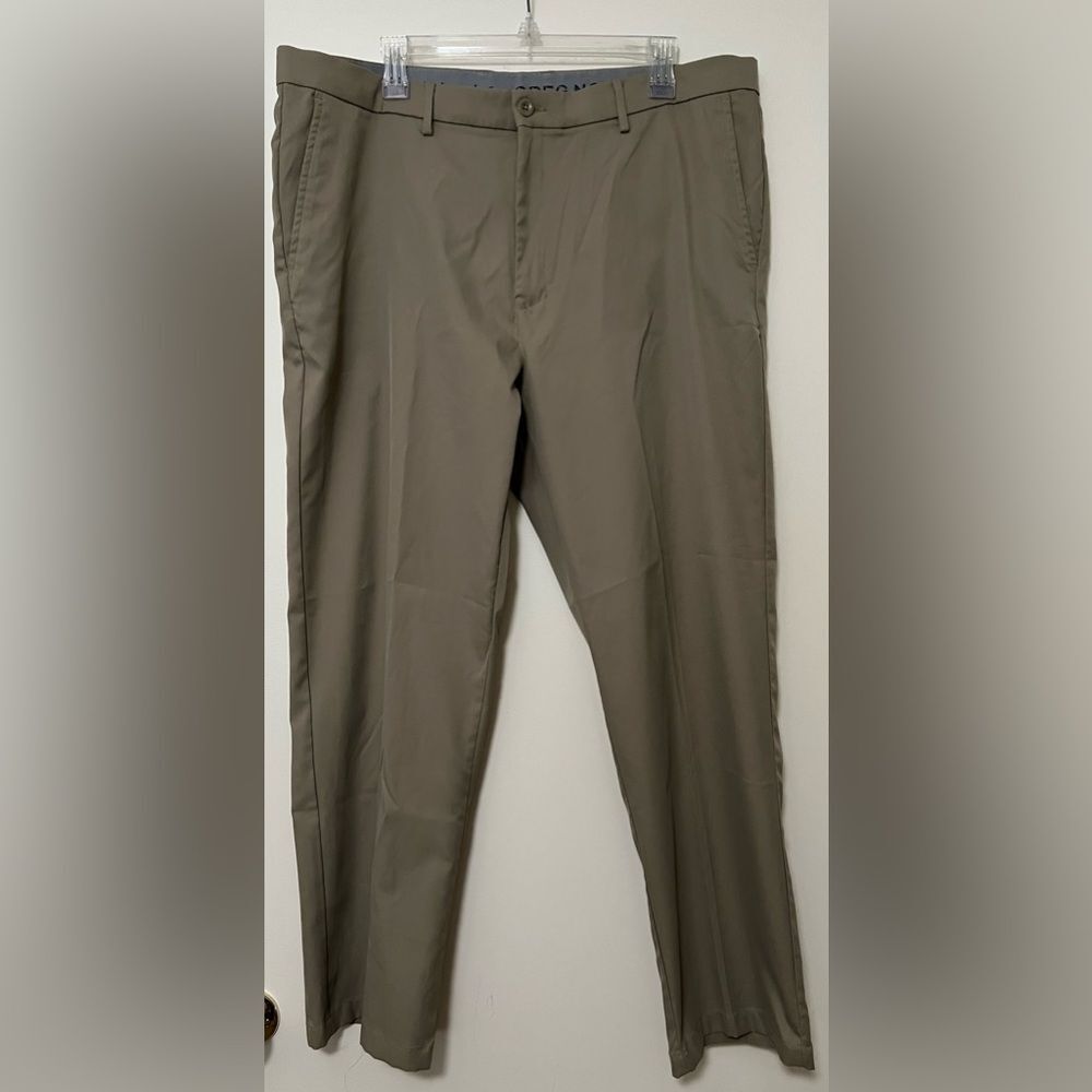Greg‎ Norman Attack Life Khaki Dress Pants - 38x30 Performance Travel Pant Golf